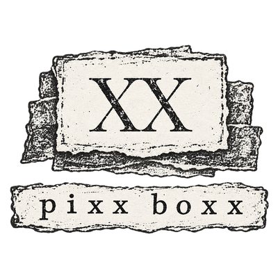 pixx boxx logo stamp